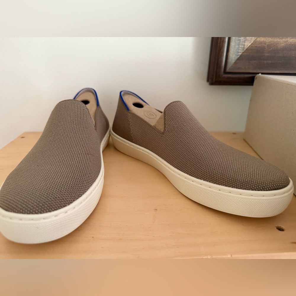 Rothy's Slip On Sneaker in Latte